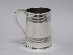 A Victorian Hallmarked Silver Mug, Henry John Lias & Henry John Lias, London 1877, of tapering