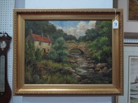 H. IBBOTSON (Sheffield Artist) *ARR Beck Hole, North Yorkshire, oil on board, signed lower right,