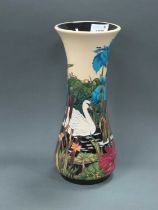 A Moorcroft Pottery Vase, decorated in the 'Vision of Windsor' pattern by Pail Hilditch, dated 2015,