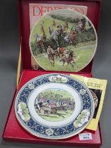 A Caverswall Porcelain Plate, to commemorate two hundred years of the world's most prestigious horse