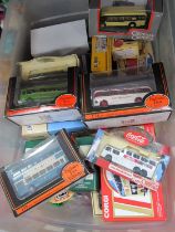 Approximately Thirty Six Diecast Model Buses and Commercial Vehicles by Corgi, EFE, Lledo and