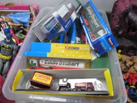 Twelve diecast model commercial vehicles by Corgi, Oxford, Saico and other to include Oxford 1:76