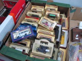 Approximately Fifty diecast model vehicles by Lledo and similar to include #6116 1920 Model T Ford