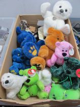 A collection of Teddy Bears, Soft Toys by Robin Rive, Bromley's Bears, Chubbley Bears, Charlie Bears