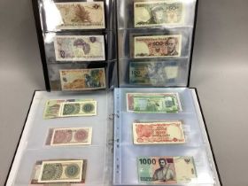 Over One Hundred And Sixty World Banknotes, including Ireland, Indonesia, Iraq, India etc.
