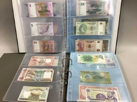 Collection Of Over Two Hundred And Twenty World Banknotes, includes USA, Netherlands, France,