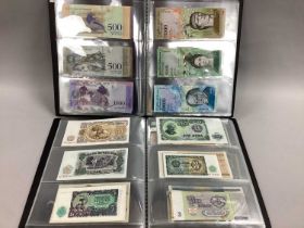 Collection Of Over One Hundred And Seventy World Banknotes, includes Antarctica, Australia, Bahamas,