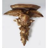 19TH-CENTURY CARVED GILT WOOD BRACKET