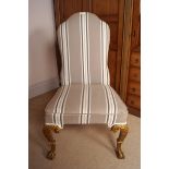 EDWARDIAN GEORGE II STYLE CHAIR