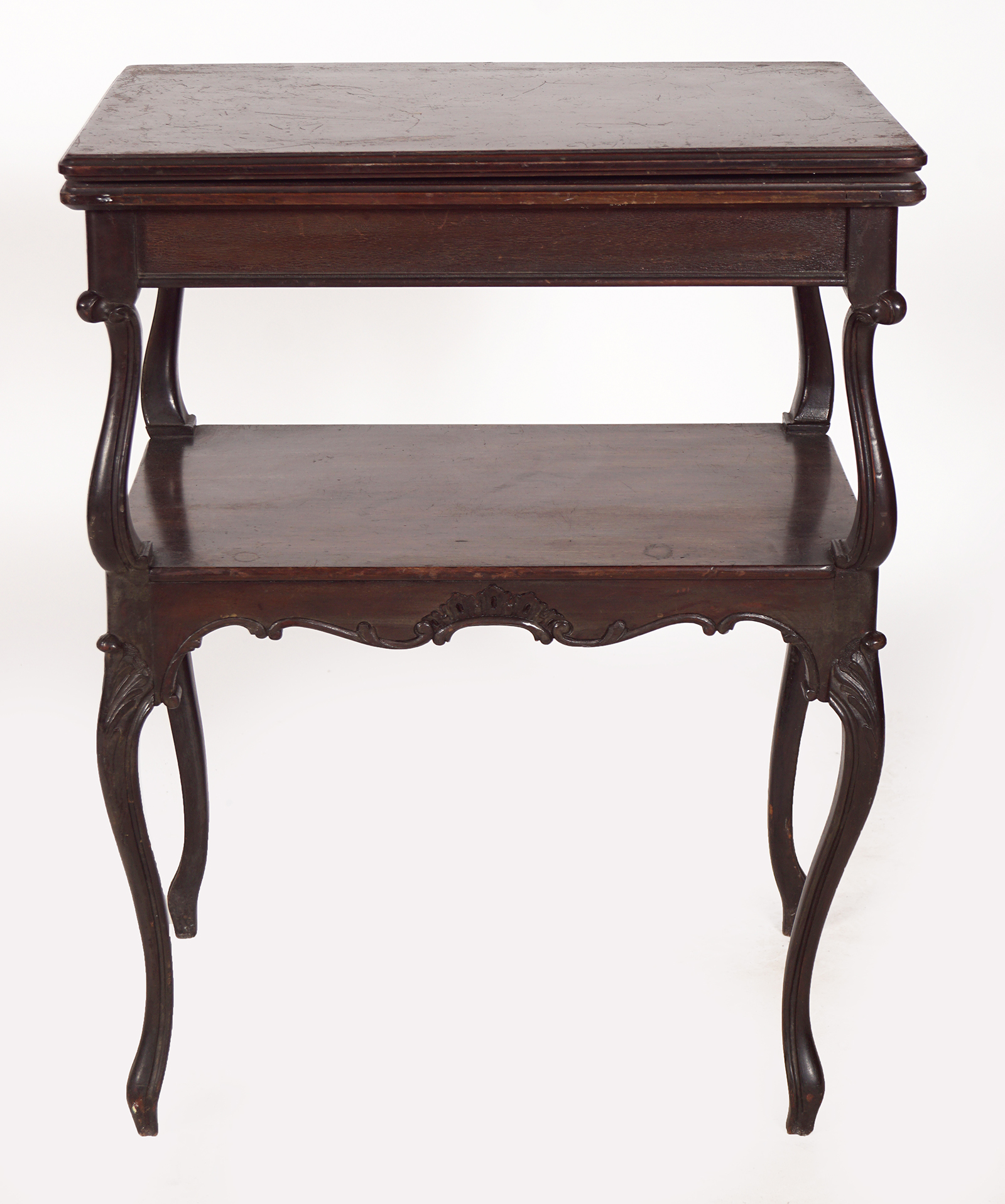 EDWARDIAN MAHOGANY CARD TABLE