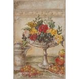 LARGE ITALIAN FRESCO STYLE WALL HANGING