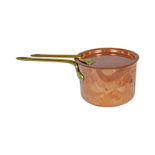 GEORGIAN COPPER SAUCEPAN