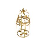 19TH-CENTURY ORMOLU HALL LANTERN