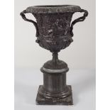 19TH-CENTURY BRONZED CAMPANA VASE