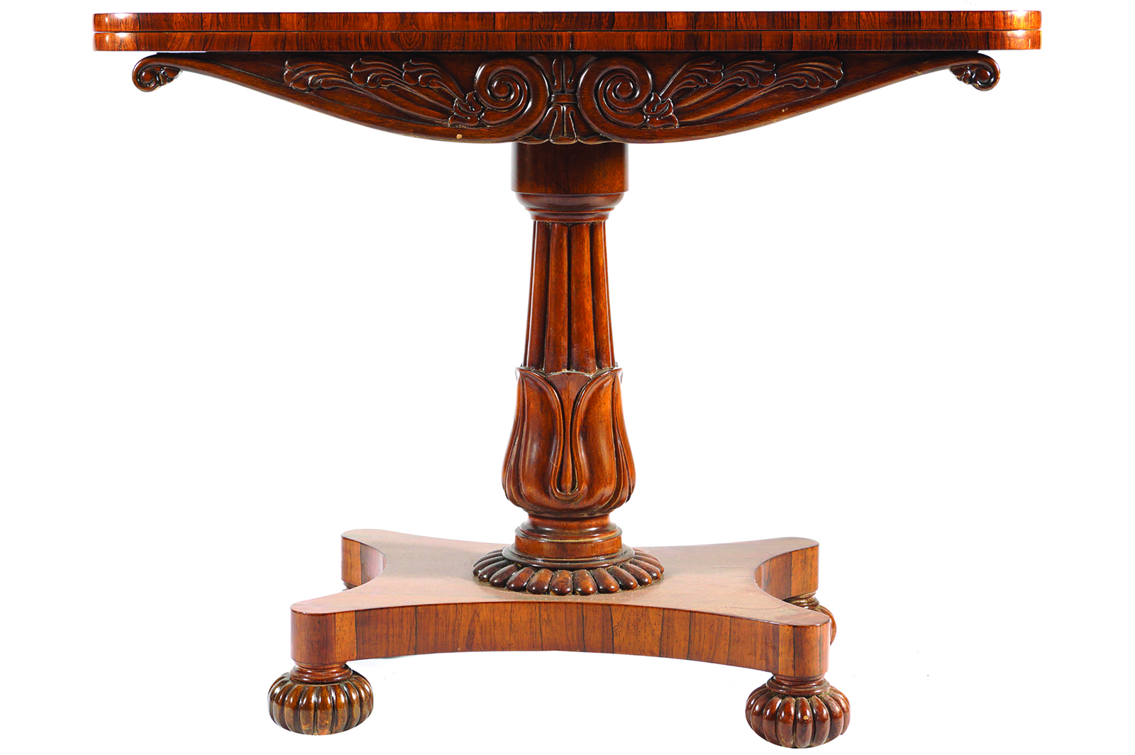 WILLIAM IV ROSEWOOD GAMES TABLE