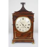 REGENCY ROSEWOOD CASED BRACKET CLOCK