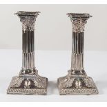 PAIR SHEFFIELD CANDLESTICKS