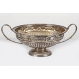LARGE SILVER-PLATE ICE BUCKET