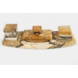 ART DECO MARBLE DESK SET