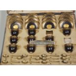 CASED ROYAL WORCESTER COFFEE SERVICE