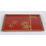 19TH-CENTURY JAPANESE LAQUERED TEA-CEREMONY TRAY