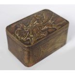 19TH-CENTURY JAPANESE BRONZE SNUFF BOX
