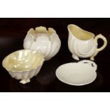 4 PIECES OF 6TH PERIOD BELLEEK CHINA