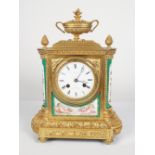 19TH-CENTURY FRENCH ORMOLU AND SÈVRES CLOCK