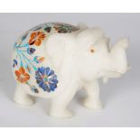 PERSIAN ALABASTER ELEPHANT