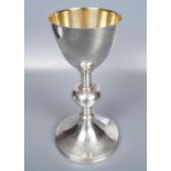 WITHDRAWN ORNATE GILDED SILVER-PLATED CHALICE
