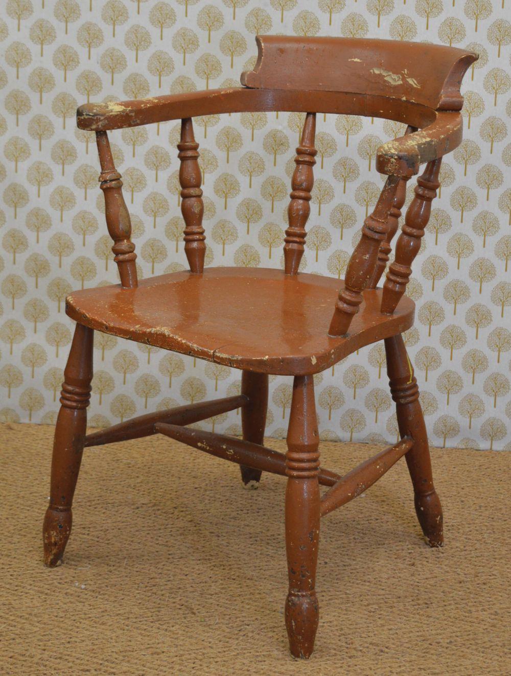 19TH-CENTURY SMOKER'S CHAIR