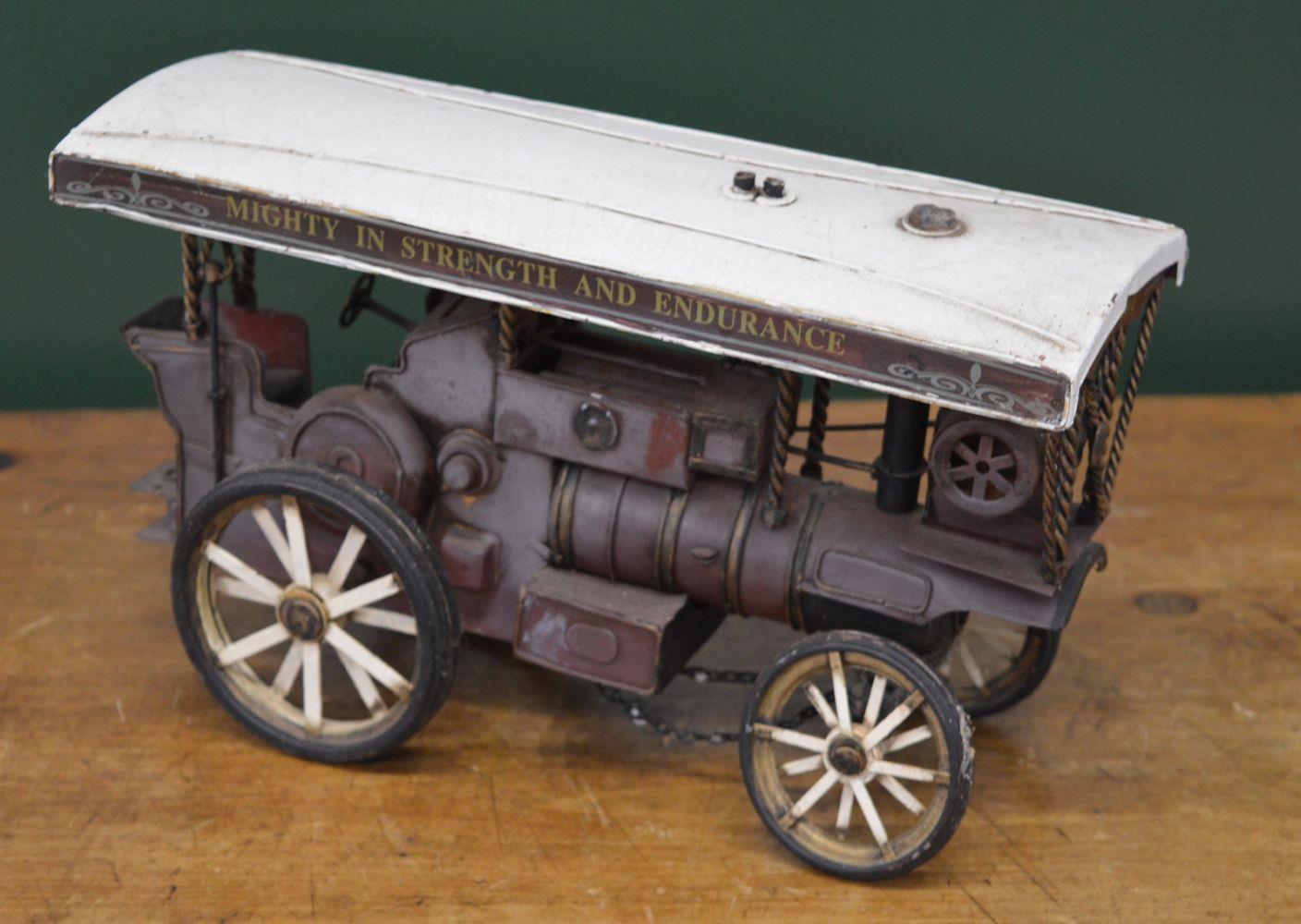 SCALE MODEL OF A STEAM ENGINE - Image 2 of 2