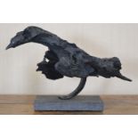 EAMON HEFFERNAN BOG OAK SCULPTURE