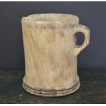 18TH-CENTURY DUGOUT DRINKING VESSEL