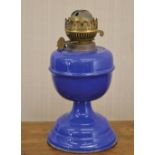 IRISH BLUE ENAMEL TABLE LAMP