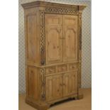 ARCHITECTURAL PINE KITCHEN CUPBOARD