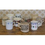 COLLECTION OF 10 VINTAGE MUGS