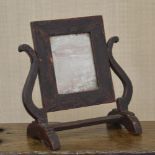 19TH-CENTURY IRISH VERNACULAR SHAVING MIRROR