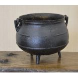 19TH-CENTURY IRISH VERNACULAR CAST IRON POT