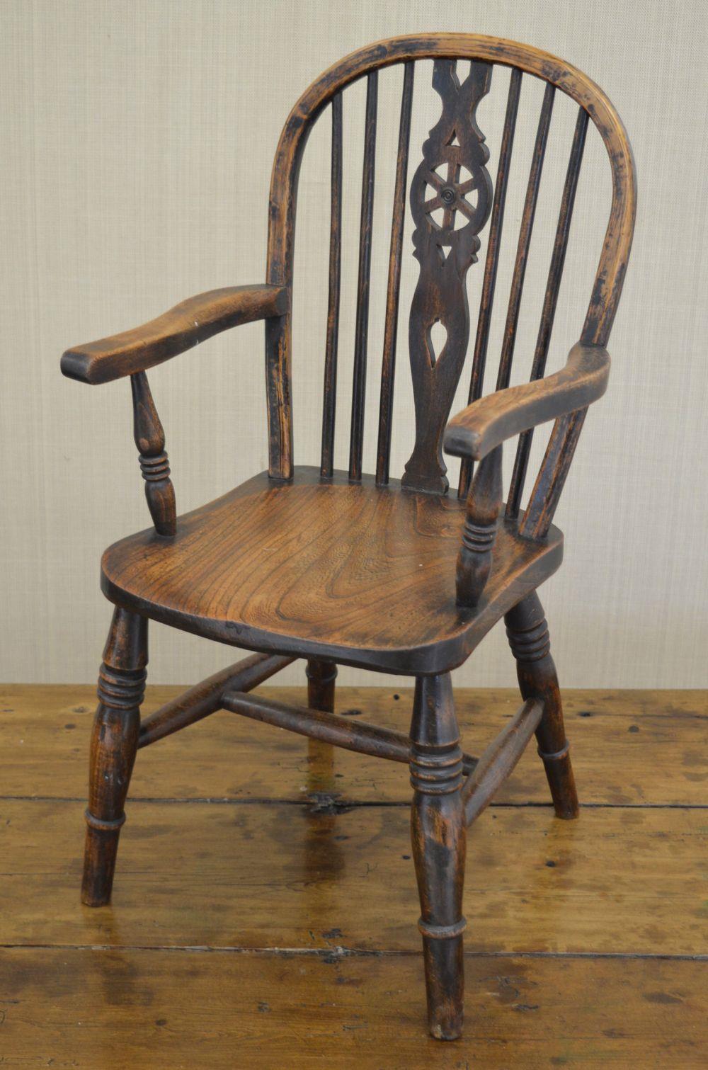 19TH-CENTURY CHILD'S WINDSOR CHAIR - Image 2 of 2