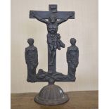 CAST IRON ALTAR CRUCIFIX