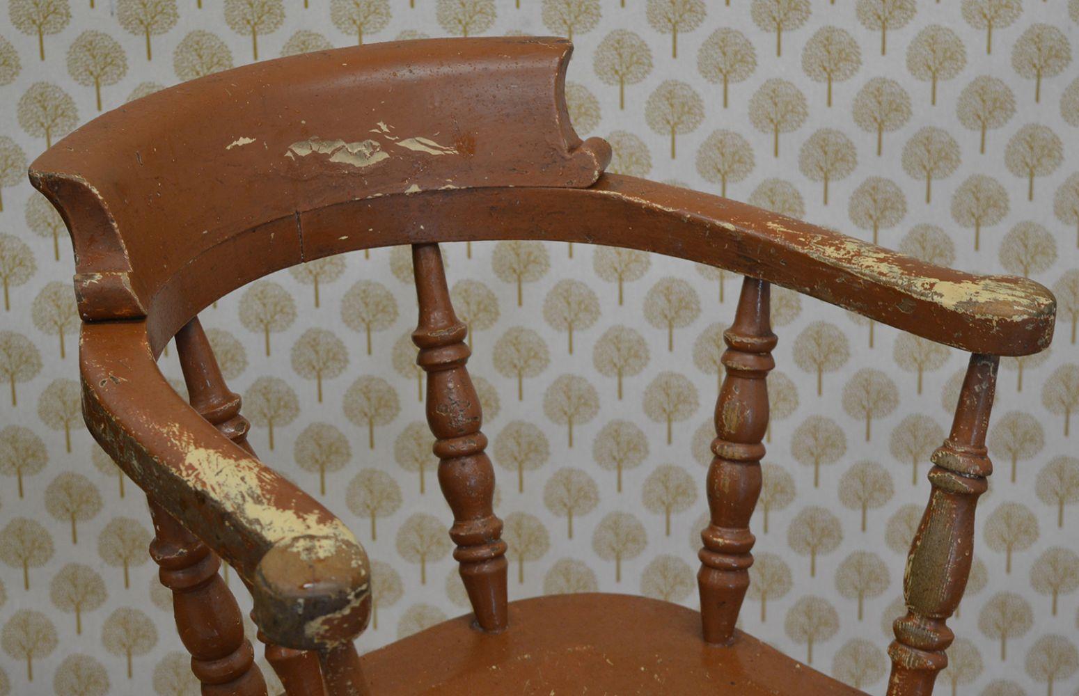 19TH-CENTURY SMOKER'S CHAIR - Image 3 of 3