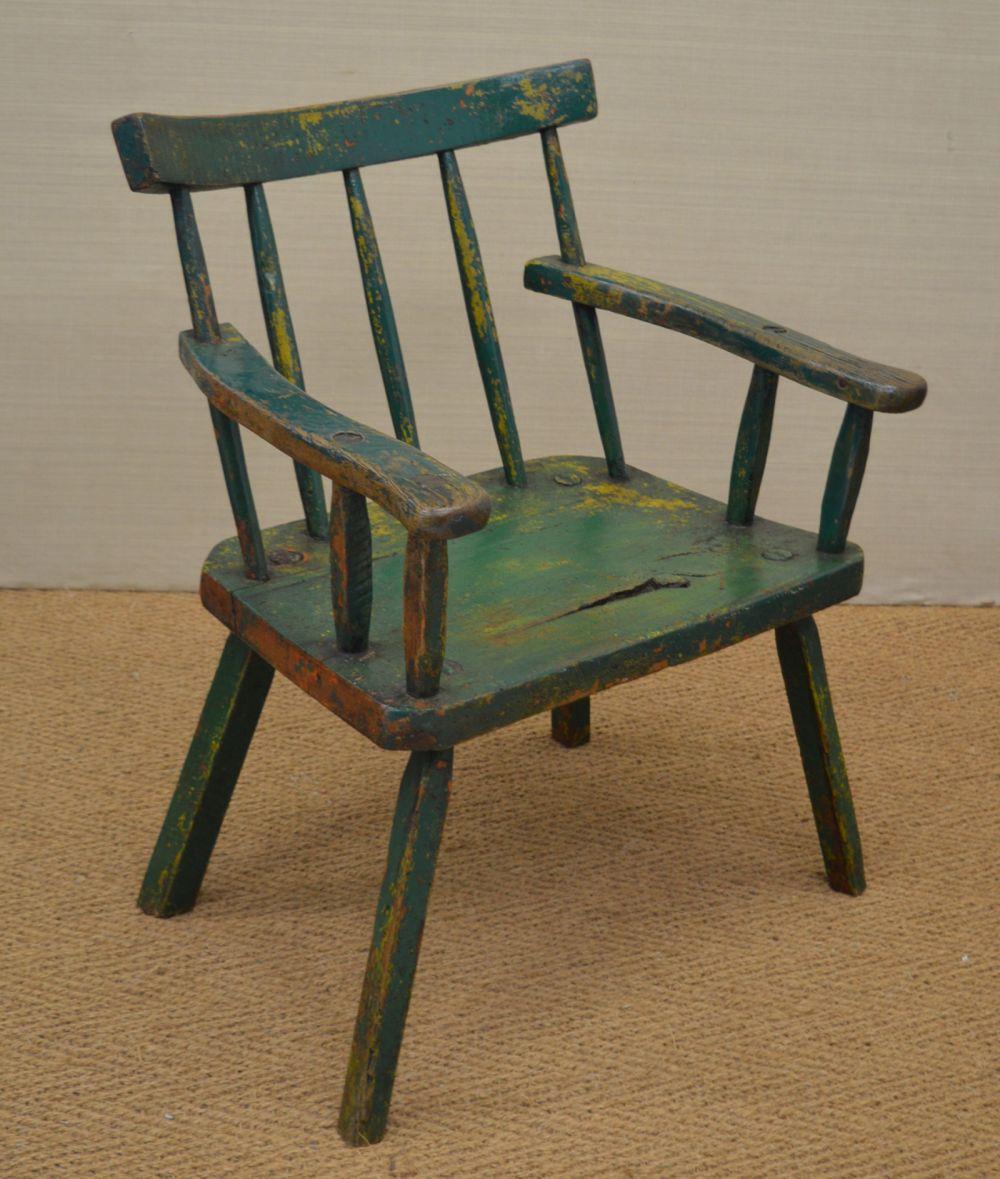 19TH-CENTURY ASH AND ELM IRISH FAMINE CHAIR - Image 2 of 4