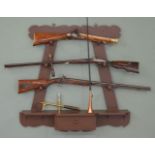 19TH-CENTURY IRISH VERNACULAR GUN RACK