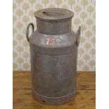 METAL MILK CHURN