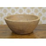IRISH VERNACULAR TURNED SYCAMORE BUTTER BOWL