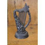 19TH-CENTURY IRISH BOG OAK CARVING