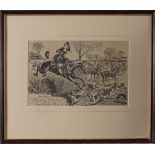 SET OF 4 FOX HUNTING PRINTS