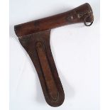 HUNTING HORN LEATHER SADDLE CASE