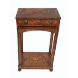 18TH-CENTURY DUTCH MARQUETRY CONSOLE TABLE